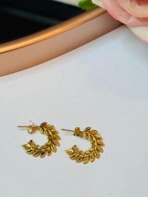 Brinco Argola Galho Orgânico