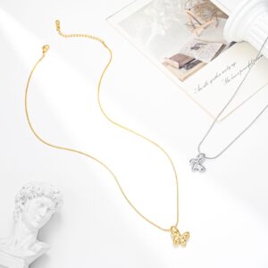 Colar Borboleta Strass