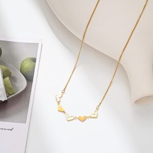 Colar Coraçao Acrílico