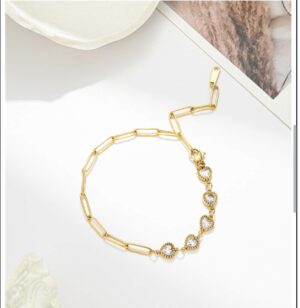 Pulseira Predras De Coraçao